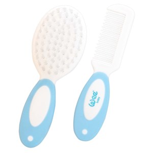 Wee Baby 803 Fırça Tarak Seti Mavi