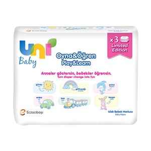 Uni Baby Oyna Öğren Islak Mendil 3x52