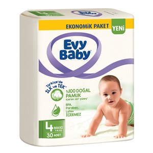 Evy Baby Bebek Bezi 4 Beden Maxi 30 Adet 7-14 Kg