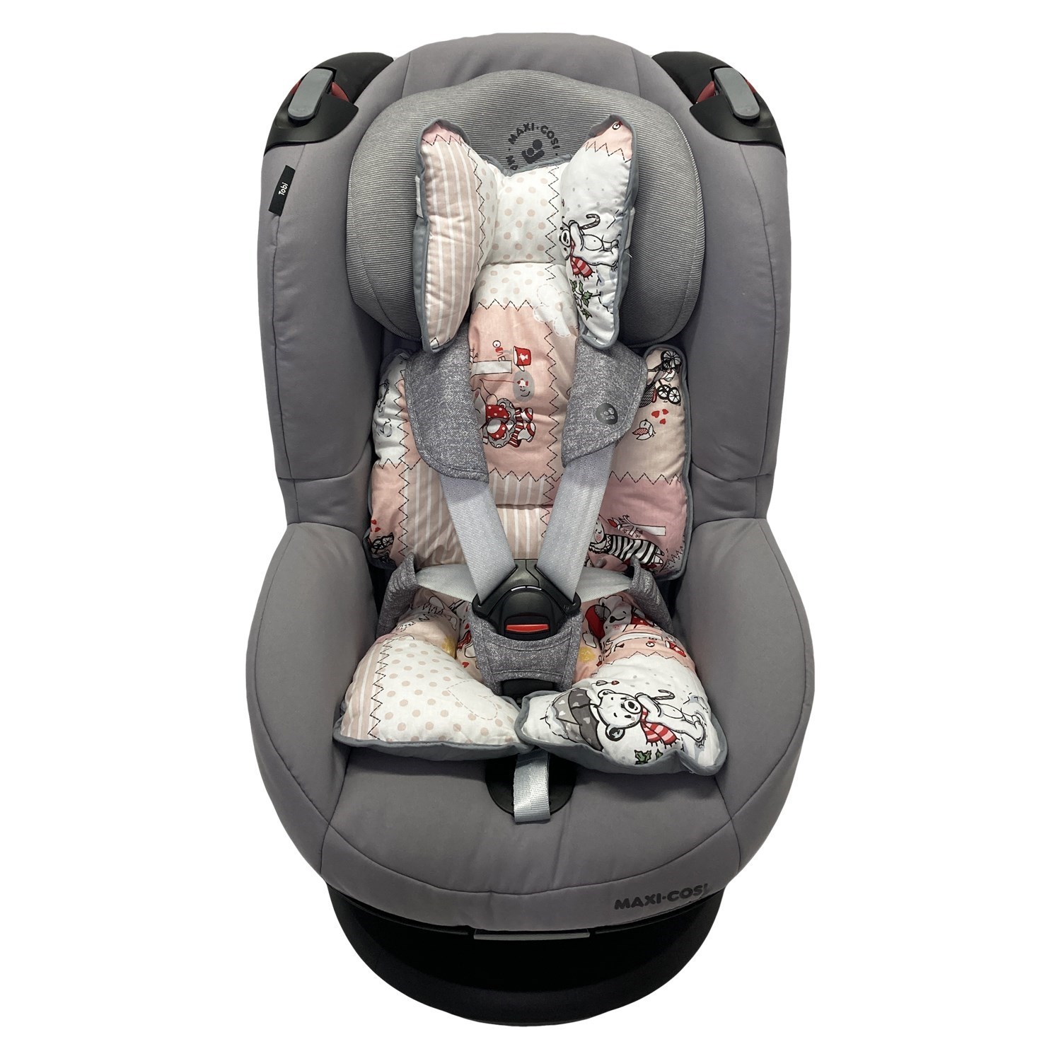 Ezh Puset ve Oto Koltuğu Minderi P1010 Gri-Pembe