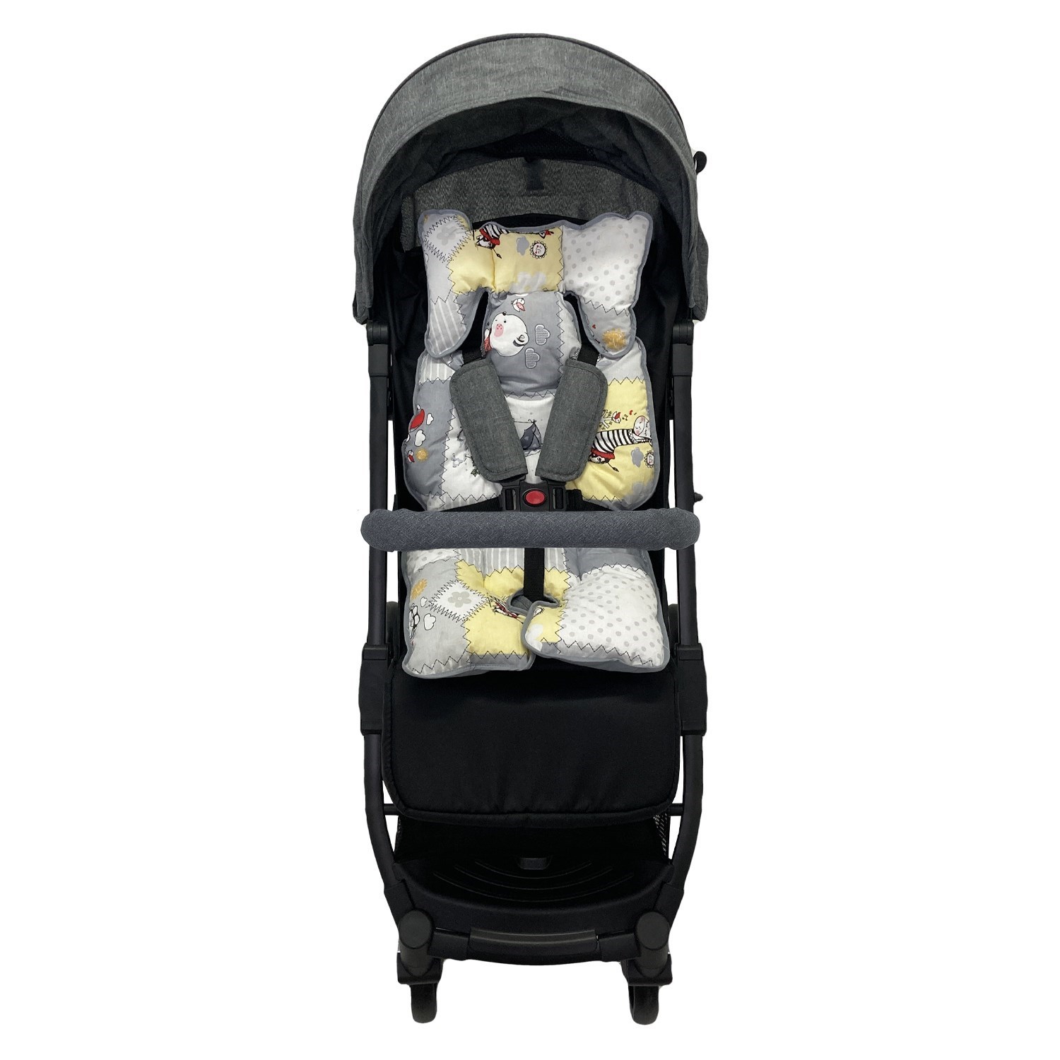 Ezh Puset ve Oto Koltuğu Minderi P1010 Gri-Sarı