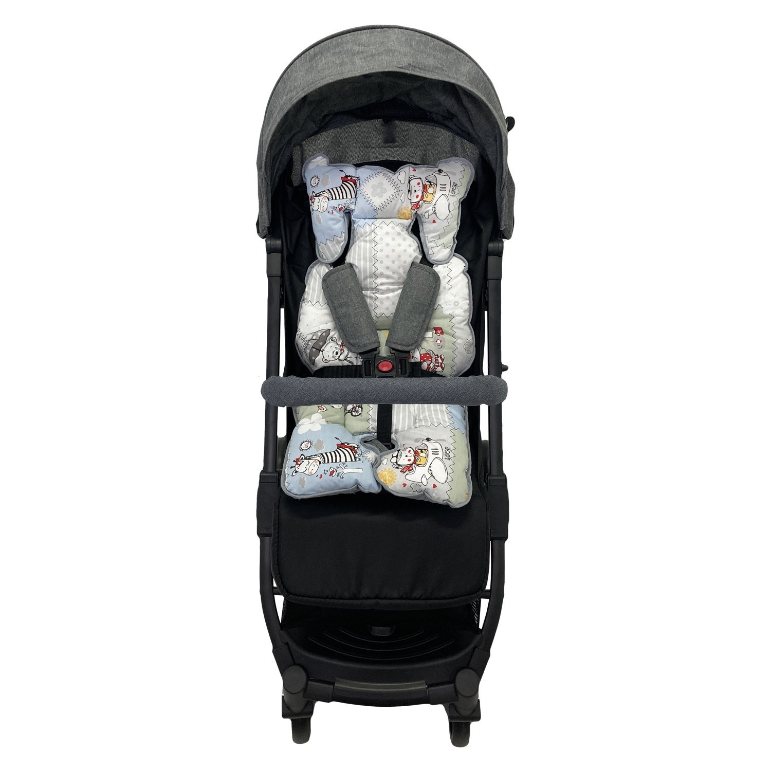 Ezh Puset ve Oto Koltuğu Minderi P1010 Gri-Yeşil