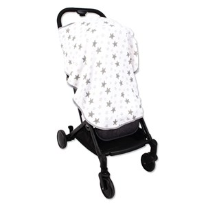 Sevi Bebe Çok Fonksiyonlu Organik Müslin Örtü 488 Gri